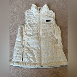 Womens Patagonia white vest